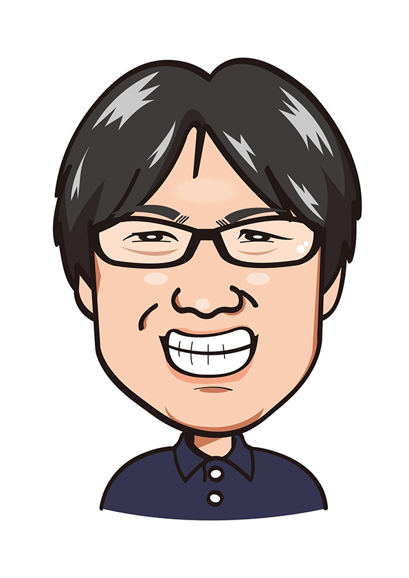 コーチの似顔絵